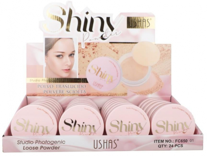 Pudră compacta matifiantă Ushas Shiny Powder – efect photogenic  [2]