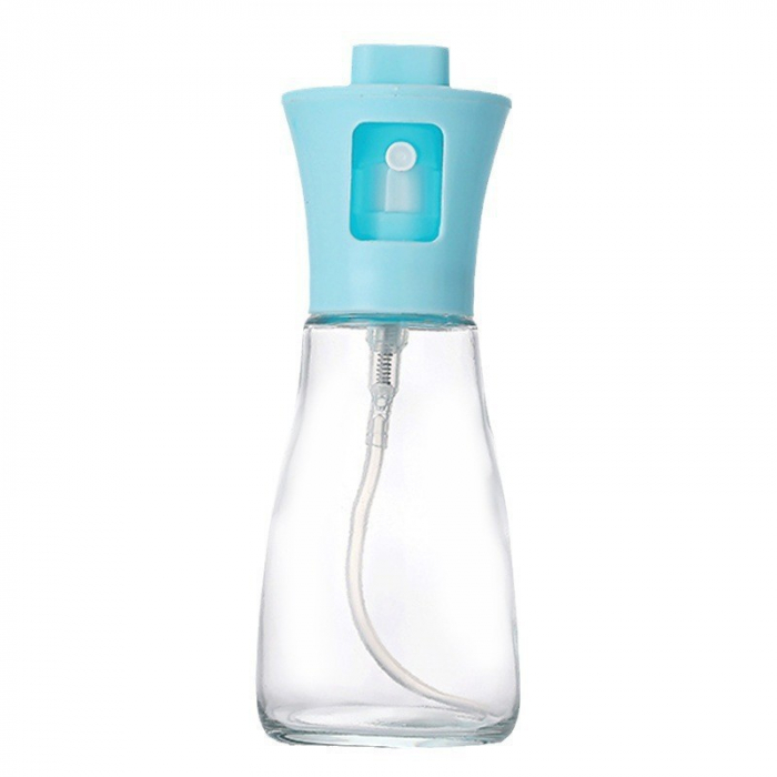 Pulverizator pentru Ulei, , Pulverizator din Sticla pentru Otet sau Alte Lichide de Gatit, Simplu Reincarcabil, Multifunctionale, 17.3 x 5.6 cm, Capacitatea 170 ml, Albastru [1]