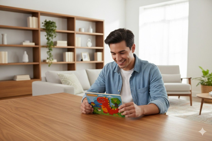 Puzzle din Lemn Educativ pentru Copii – Modele Diverse Dinozauri si Vehicule, 22x17.5cm [4]