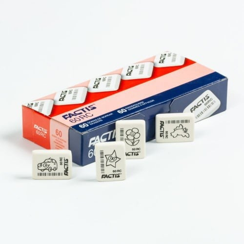 Radiera Factis 60RC – pentru sters curat si eficient, ideala pentru scoala si birou,  [2]