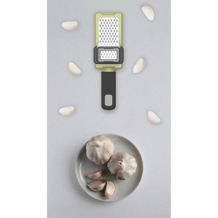 Razatoare Multifunctionala, , pentru Ustuoi, Branza, Cascaval, 20.3 x 5.8 x 3.3 cm, Verde/Gri [3]