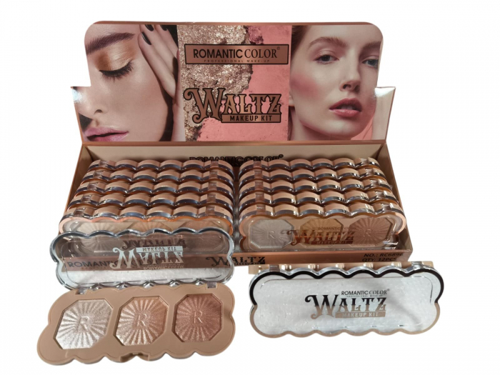 Romantic Color Waltz – Kit Machiaj cu 3 Culori Blush | Fard de Obraji Pigmentat & Catifelat  [3]