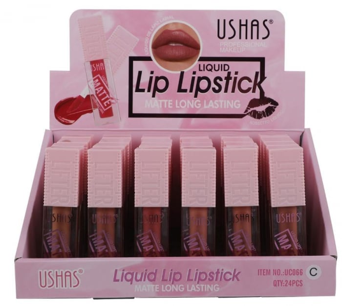 Ruj Lichid Mat USHAS Long-Lasting 4.7g – Culoare Intensă și Rezistență Îndelungată  [3]