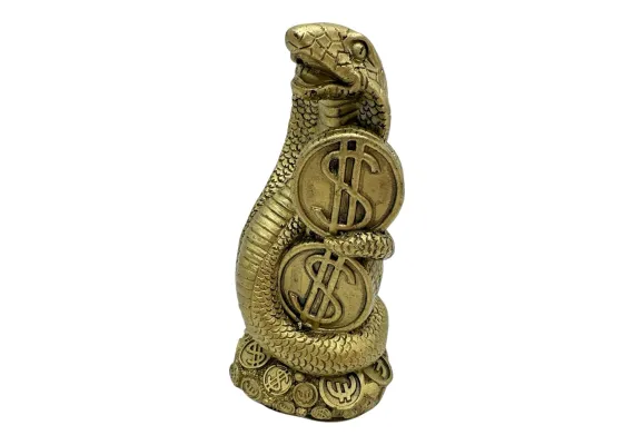 Sarpe Feng Shui 14cm – Statueta din rasina pentru Protectie, Transformare si Intelepciune,  [1]