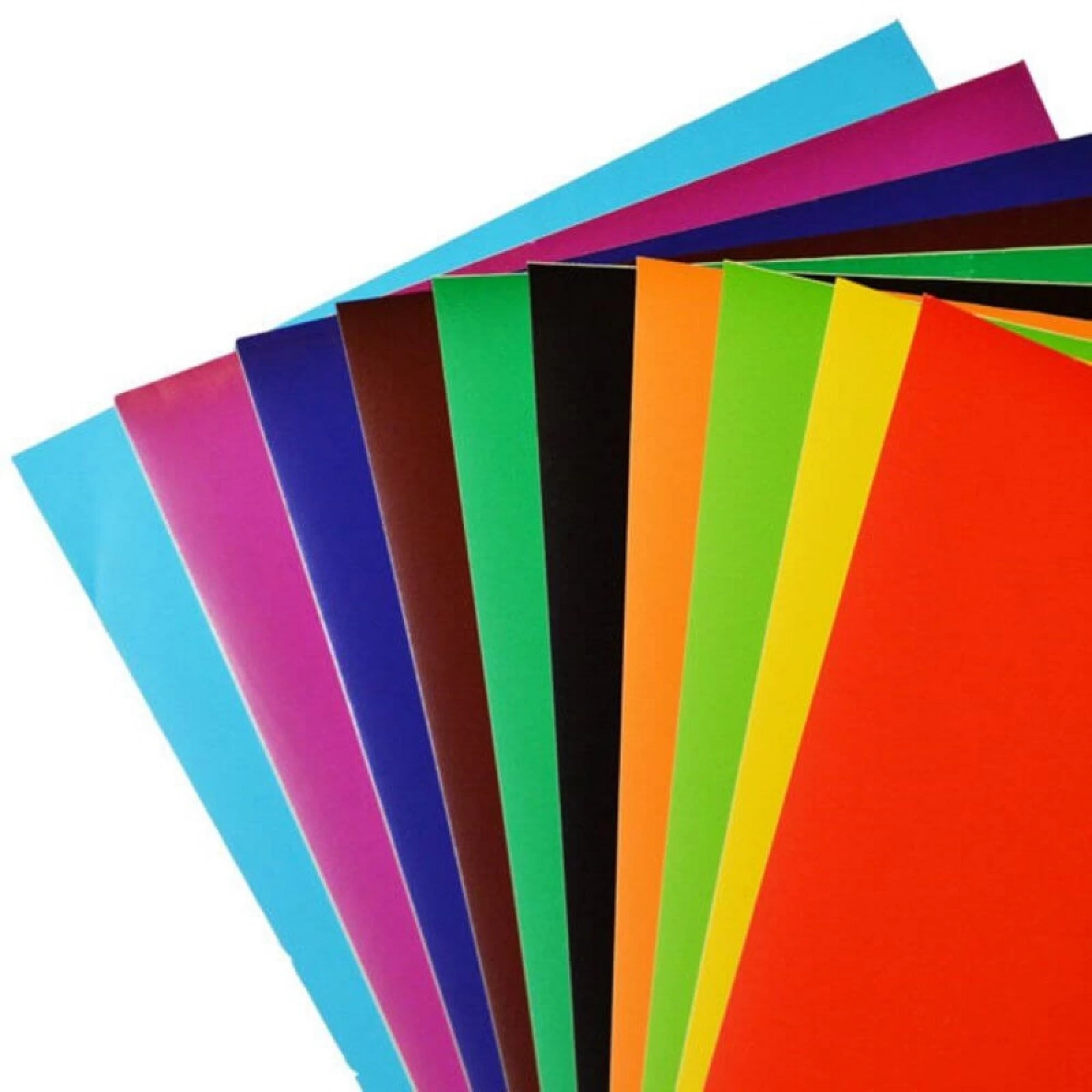 Set 10 coli Hartie Glasata Autocolanta A4, colorata, ideala pentru proiecte creative si activitati scolare,  [2]
