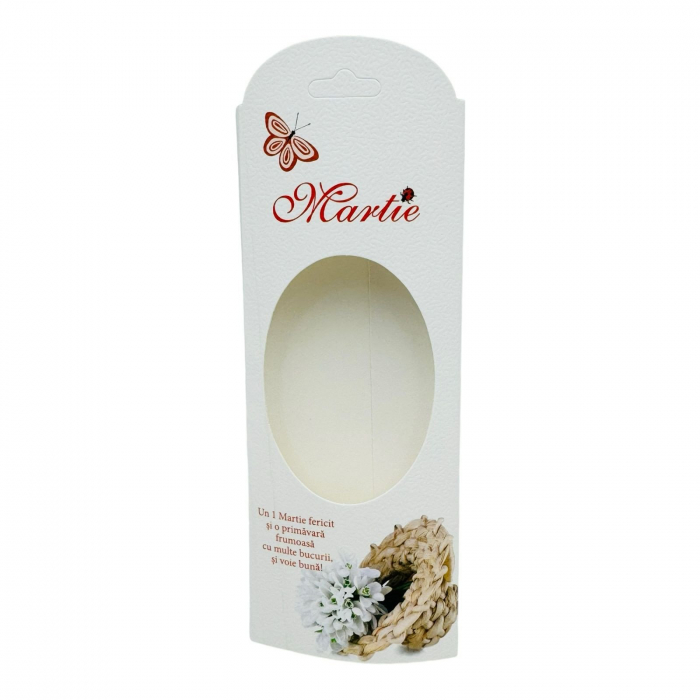 Set 100 Cartoane pentru Martisoare, cu fereastra, 13.5×5cm  [4]