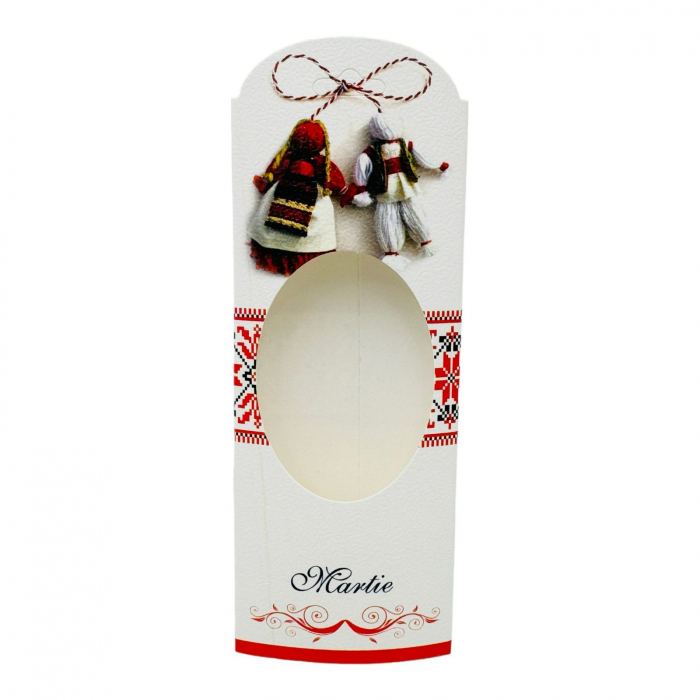 Set 100 Cartoane pentru Martisoare, cu fereastra, 13.5×5cm  [2]