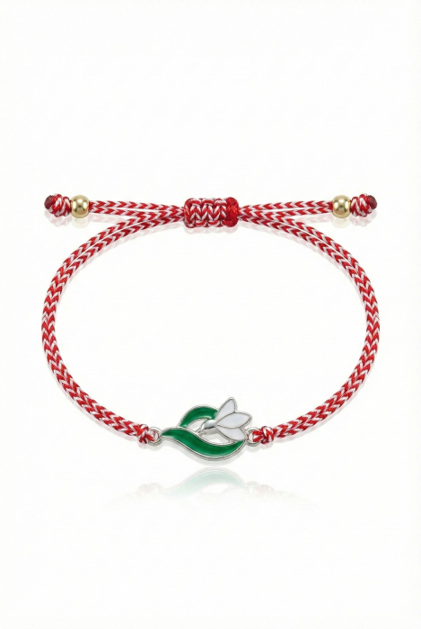 Set 12 bratari Martisor reglabile, Ghiocel, Cadou 1 Martie [3]