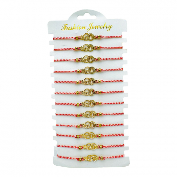 Set 12 Bratari reglabile Martisor, Forever Love, model 2025,   [3]