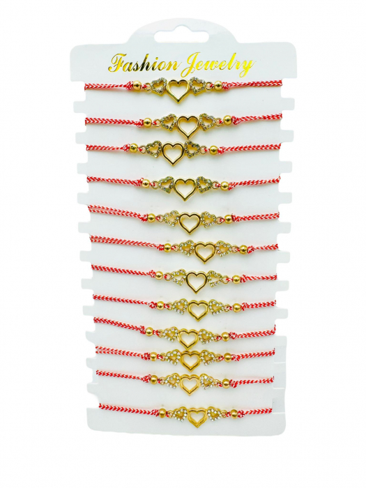 Set 12 Bratari reglabile Martisor, Pure Love, model 2025,   [3]