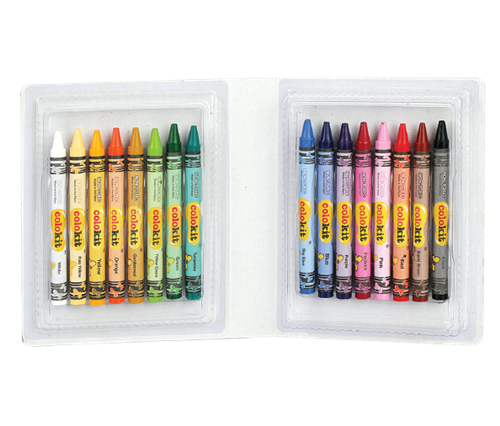 Set 16 creioane cerate Colokit – culori vii, usor de folosit, ideale pentru scoala si acasa,  [3]