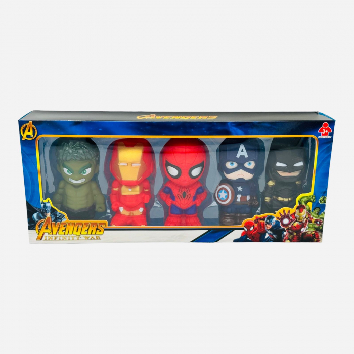 Set 5 figurine Pop eroi diversi, multicolor, 35×14×6cm, +3ani,   [3]