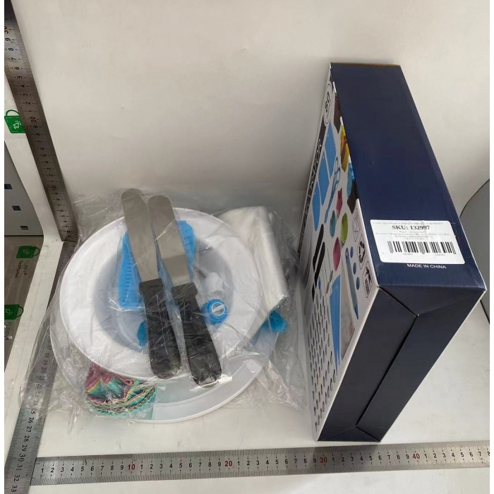 Set 80 Piese Ustensile pentru Ornare Prajituri, , din Plastic si Otel Inoxidabil, Forme Briose, Multicolor [7]