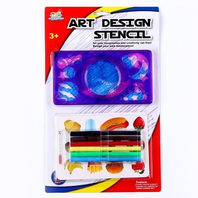 Set Art Design Stencil”, conceput pentru a stimula creativitatea,  [2]