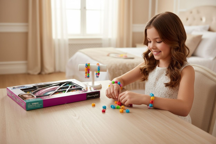 Set Creativ pentru Fetite – Realizare Bijuterii Fashion Glamor Girl, 29x21cm [2]