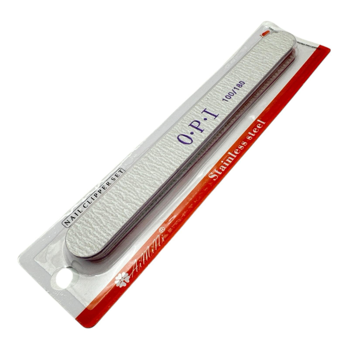Set de 3 pile unghii OPI 100/180, profesionala, calitate superioara – Precizie si durabilitate pentru manichiura perfecta,  [3]