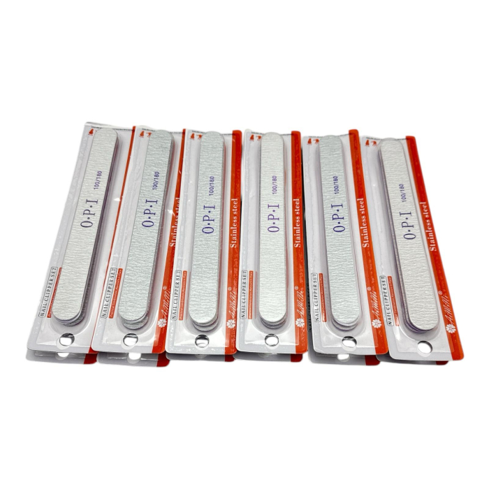 Set de 3 pile unghii OPI 100/180, profesionala, calitate superioara – Precizie si durabilitate pentru manichiura perfecta,  [2]