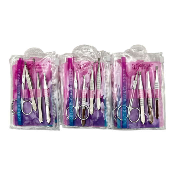 Set ingrijire manichiura 4 piese inox, Boutique Beauty, calitate superioara– Kit complet pentru ingrijire,  [2]
