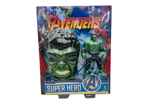 Set Masca Verde cu Figurina Articulata - 38x31 cm [1]