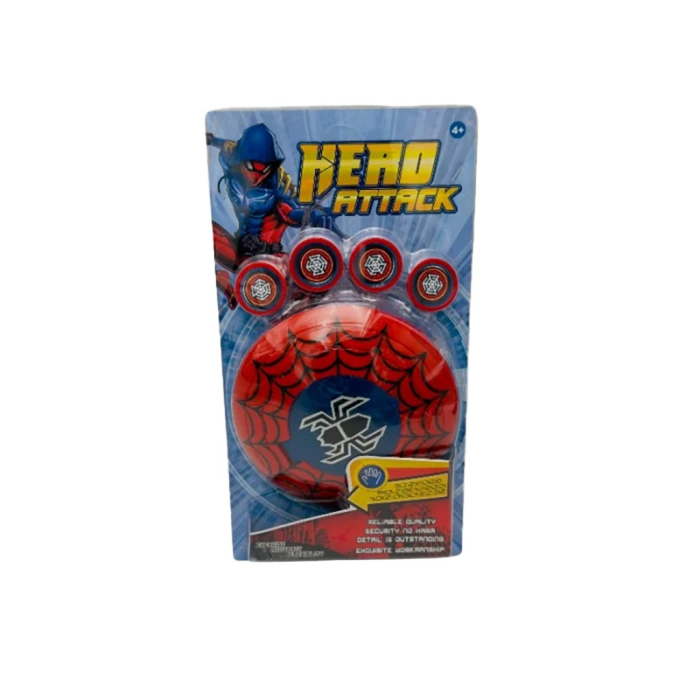 Set Scut Erou cu Discuri Lansatoare – Jucarie Erou Hero Attack, 28x18 cm [2]