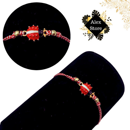 Set12 bratari Martisor Gargarita dragalasa, cu margele si snur reglabil  [4]