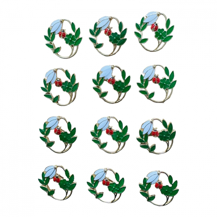 Set12 Brose Martisor marime mica, 3.5cm, Ghiocel Gingas  [3]