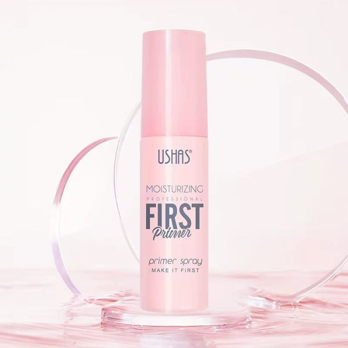 Spray Primer Hidratant USHAS First – Bază de Machiaj pentru Hidratare și Fixare, 80ml  [6]