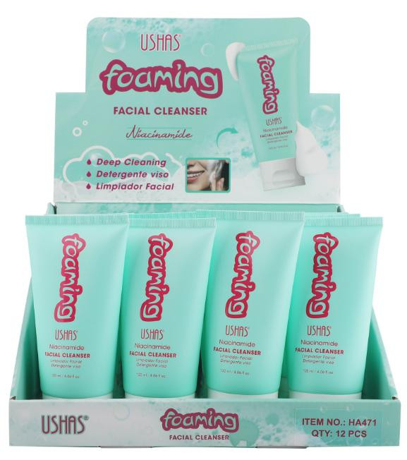 Spumă de Curățare Facială USHAS cu Niacinamidă 120ml – Curățare Profundă și Hidratare  [3]