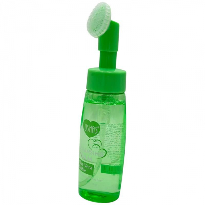 Spumă de Curățare USHAS Cleansing Foam Aloe Vera Bubbles – 240g pentru O Curățare Delicată și Revitalizantă  [6]