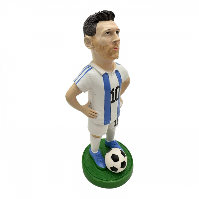 Statueta Jucator de Fotbal din Rasina – Decor Sportiv Elegant 17cm, Cadou Ideal pentru Fani si Colectii,  [2]