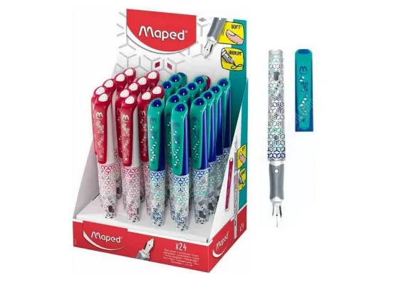 Stilou Maped, diverse culori – stilou ergonomic si colorat pentru scoala si scris zilnic,  [1]