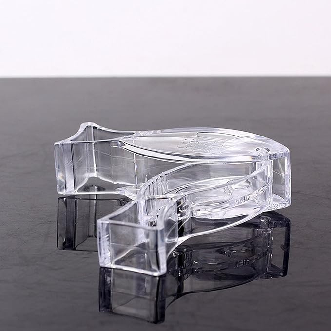 Storcator de Citrice Manual, , Rezistente, Usor de Folosit si Depozitat, Durabil, Calitativ, 12x5.2 cm, Model Peste, Transparent [6]