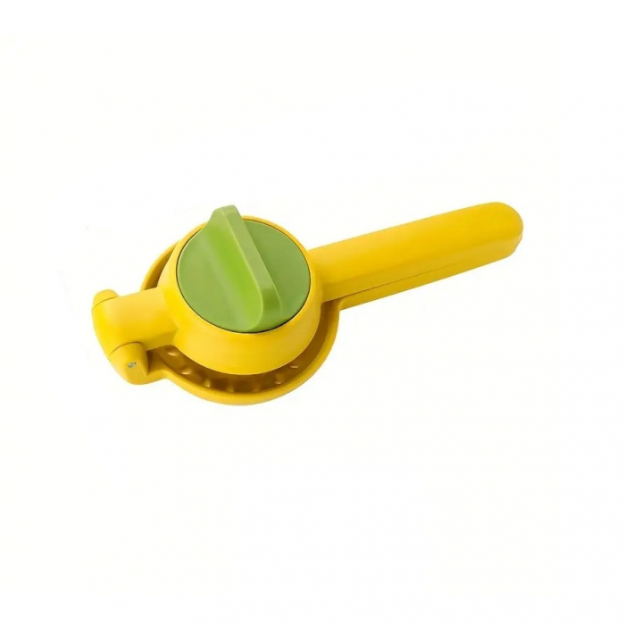 Storcator manual citrice, , pentru lamai, portocale, cu actiune dubla, usor de utilizat, material ABS rezistent, 8x10x22 cm, Galben [1]