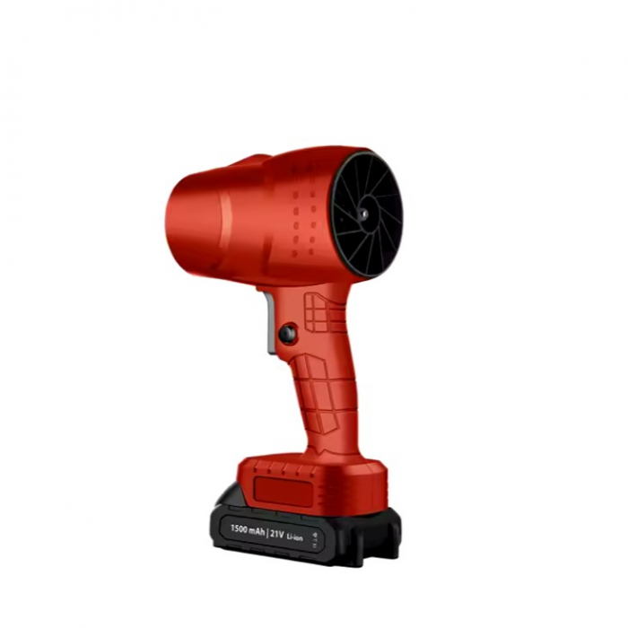 Suflanta de Aer Multifunctionala Portabila, , Incarcare Auto, pentru Gratar, Masina, Indepartare Frunze si Praf, 1500 mAh, Viteta de Rotatie 25000 RPM, 2 Baterii de Li si Incarcator, Rosu [12]