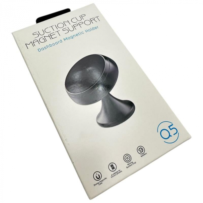 Suport auto magnetic universal pentru telefon, cu prindere sigura si rotatie 360 grade, compatibil cu orice smartphone,  [2]