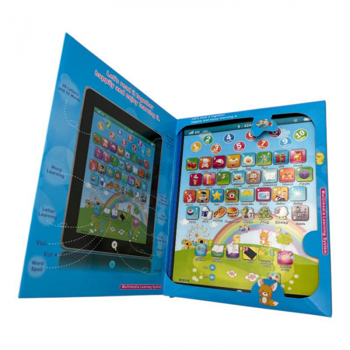 Tableta interactiva pentru invatarea limbii engleze – 25x19 cm, educativa pentru copii,  [3]