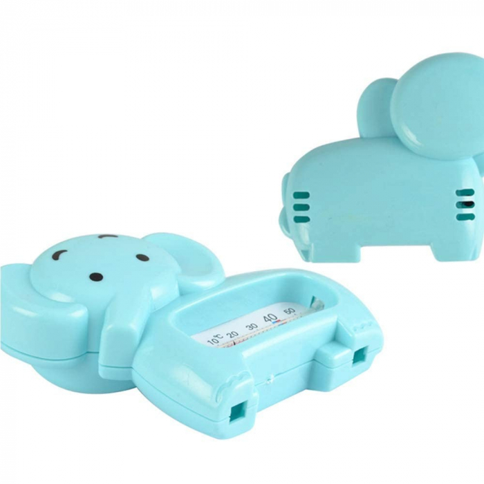 Termometru pentru Baie, , Plutitor, Rezistent la apa, Multifunctional, Model Elefant, 11.5x9x2 cm, Albastru [4]