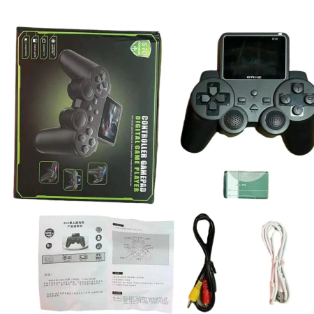 Consola portabila S10 Gamepad cu ecran si jocuri retro, conectare TV, 18x14.5cm [1]