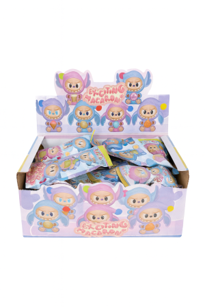 Jucarii surpriza - Set 24 Figurine Exciting Macaron – Blind Pack Surprise, Jucarii Colectibile Kawaii