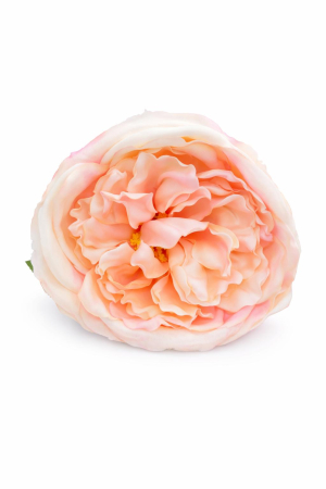 Trandafir artificial crem discret extrabogat cu petale 50 cm diametru floare 10 cm [1]