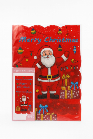 Set naproane Craciun Merry Christmas cu Mos Craciun – model festiv, 45x30 cm [1]