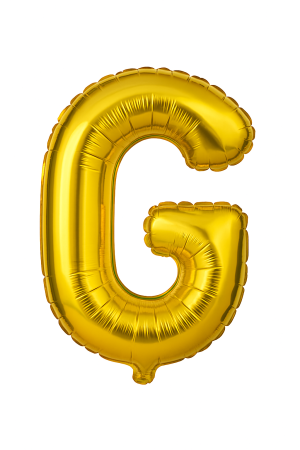 Articole pentru Casa Engros - Balon folie litera G auriu 35 cm, decor aniversari si petreceri, 1 buc