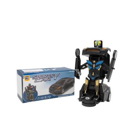 Masina Robot Transformator cu Lumini si Sunete – Sporty Car, Transformare Automata [1]