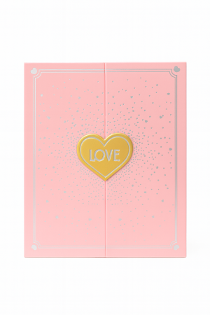 Set cadou cu 6 trandafiri de sapun roz si lantisor, cutie tip carte, punga inclusa, 16x13x5 cm [2]