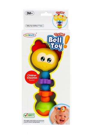 Jucarii bebelusi si de baie - Zornaitoare Bell Toy pentru Bebe – 19 x 10 cm, 3+ luni