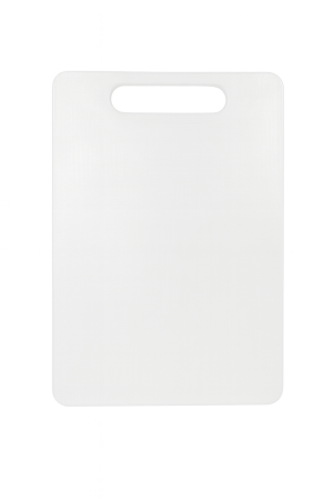 Ustensile gatit Engros - Tocator Plastic 30.5x21x0.6 cm cu Maner, Alb, Ușor si Rezistent