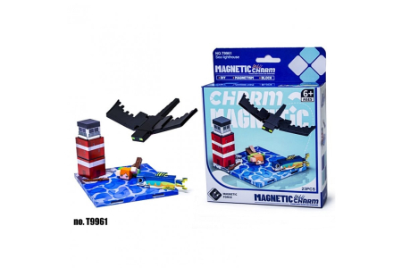 Set Magnetic Blocuri – Far si Creaturi, 23 Piese, 17 x 13 cm [2]