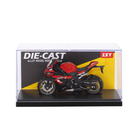 Motocicleta Metalica Die-Cast ZXY – Model Sport, 19x9 cm, cu Vitrina Transparenta [1]