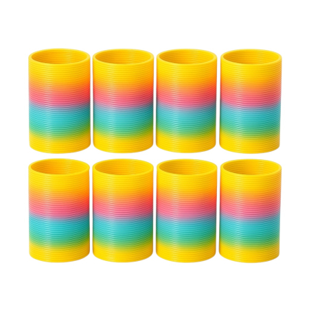 Jucarii antistres si senzoriale - Set 12 Magic Spring 15cm – Jucarii Rainbow pentru Joaca si Coordonare