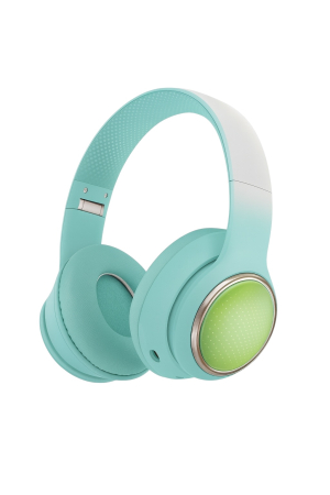 Cast i Wireless Over-Ear pentru Copii, Pliabile, Confortabile, Design Colorat Verde-Mint [1]